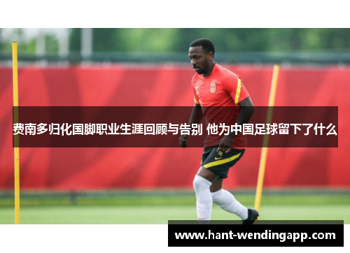 费南多归化国脚职业生涯回顾与告别 他为中国足球留下了什么